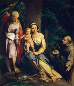 Il riposo durante la fuga in Egitto da Antonio da Correggio