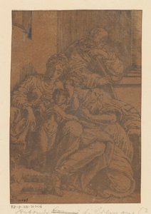 Sacra Famiglia con Anna da Antonio da Cremona