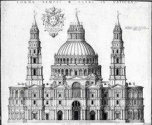Piano per San Pietro, Roma, 1539 da Antonio da Sangallo