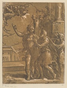 Imperatore Augusto e la Sibilla Tiburtina da Antonio da Trento