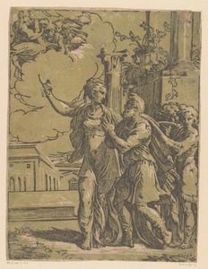Imperatore Augusto e la Sibilla Tiburtina da Antonio da Trento