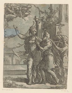 Imperatore Augusto e la Sibilla Tiburtina da Antonio da Trento