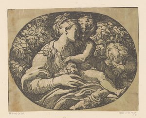 Maria con Bambino e Giovanni Battista da Antonio da Trento
