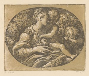 Maria con Bambino e Giovanni Battista da Antonio da Trento