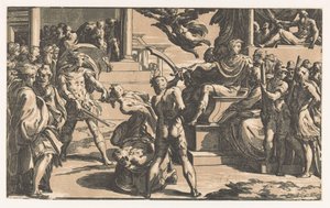 Martirio dei santi Pietro e Paolo da Antonio da Trento