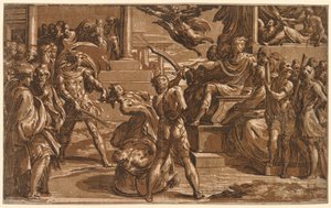 Il martirio di San Pietro e San Paolo da Antonio da Trento