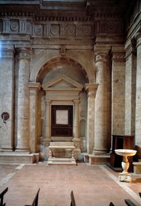 Vista interna della chiesa di San Biagio da Antonio da the elder Sangallo