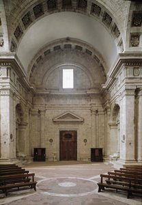 Vista interna della chiesa di San Biagio da Antonio da the elder Sangallo