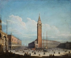 La Piazza San Marco e la Piazzetta, Venezia, vista verso sud-ovest