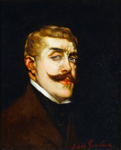 Ritratto del poeta Jean Lorrain da Antonio de la Gandara