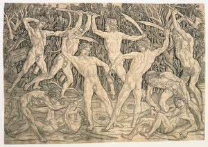 Battaglia dei nudi da Antonio del Pollaiolo