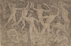 Battaglia degli uomini nudi, ca. 1470-90 da Antonio Pollaiuolo