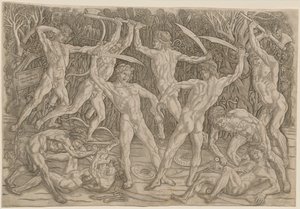 Battaglia dei nudi da Antonio Pollaiuolo