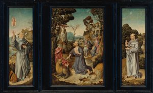 Un trittico: Scene della vita di San Girolamo, Sant