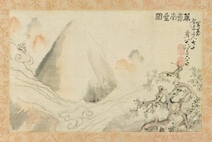 Stella del sud, la donatrice di lunga vita da Aoki Mokubei
