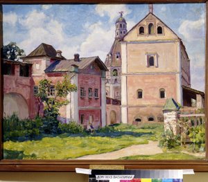 Il monastero Simonov a Mosca da Apollinari Mikhailovich Vasnetsov