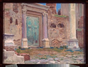 Il tempio di Giano a Roma (Italia) da Apollinari Mikhailovich Vasnetsov