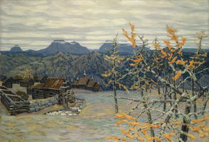 Villaggio negli Urali da Apollinari Mikhailovich Vasnetsov