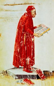 Ritratto di Lino Coluccio Salutati da Apollonio di Giovanni di Tommaso