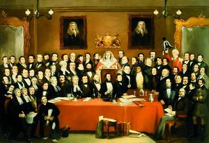 La società del giudice e della giuria, nella cantina del sidro da Archibald Henning