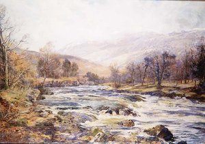 O fiume di sole invernale, Scozia da Archibald Kay