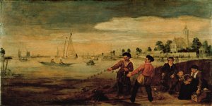 Pescatori sulla riva dell