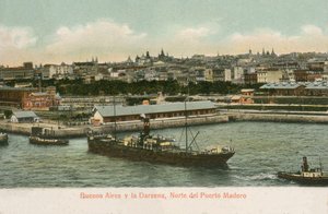 Darsena, Puerto Madero, Buenos Aires, Argentina (foto colorata) da Argentinian Photographer