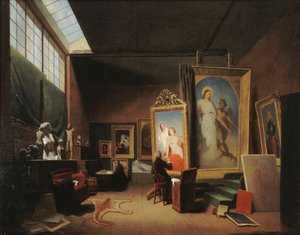 Atelier di Ary Scheffer, rue Chaptal, 1851