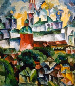 Paesaggio con il Monastero della Trinità di San Sergio da Aristarkh Lentulov
