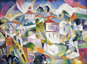 Paesaggio cubista, circa 1910