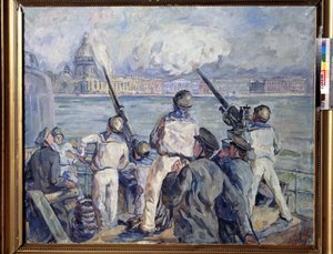La difesa di Sebastopoli da Aristarkh Vasilievic Lentulov