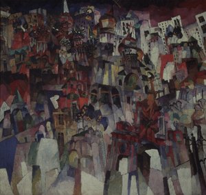 Mosca, 1913 da Aristarkh Vasilievic Lentulov