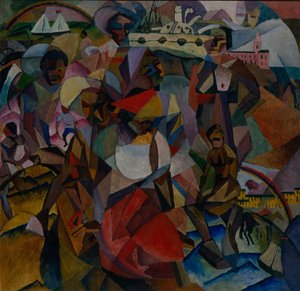 Studio delle somiglianze simboliche nel ritratto di Marianna Lentulova, 1912