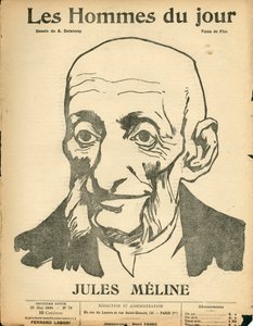 Copertina di Les Hommes du jour, satirico in N & B