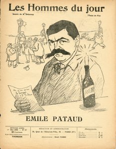 Copertina di Les Hommes du jour, satirico in N & B