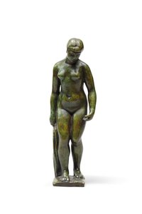 In piedi con drappo da Aristide Maillol