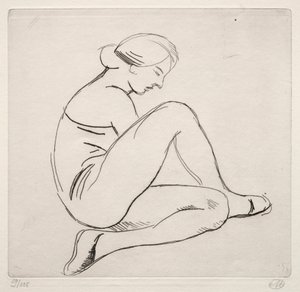 Donna seduta da Aristide Maillol
