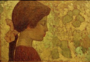 Ragazza di profilo da Aristide Maillol