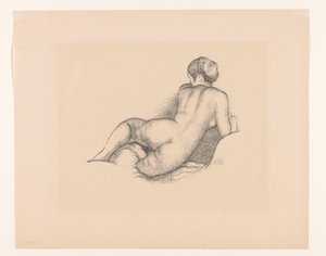 Nudo femminile visto di schiena