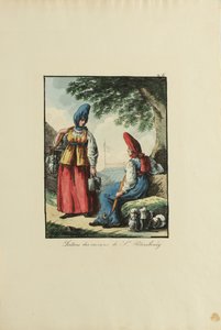 Lattaie di Pietroburgo, 1817 da Armand Gustave Haubigant
