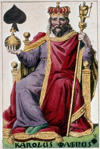 Rappresentazione di Carlo Magno (Carlo I detto Carlo il Grande 742-814) (dettaglio)