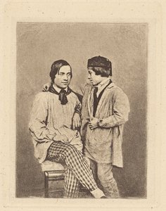[Uomo e ragazzo] da Armand Hippolyte Louis Fizeau