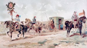 Carrozza coperta del XVII secolo, 1886 da Armand Jean Heins