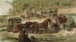 Carrozza di Anversa e patache, Paesi Bassi spagnoli, inizio XVII secolo da Armand Jean Heins