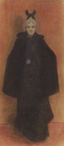 Elegante in piedi, 1893 da Armand Rassenfosse