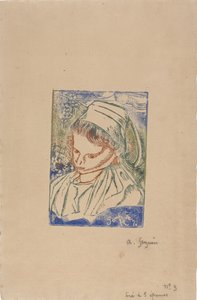 Bretonne de Pont-Aven (Donna bretone di Pont-Aven) c.1896