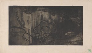 Decorazione di Bretagna - Donne bretoni al mare c.1894 (acquaforte, acquatinta e acquatinta a zucchero) da Armand Séguin