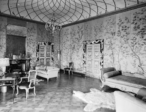 Una grande sala nella Villa Madama, Roma