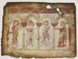 Ritratto degli evangelisti da un vangelo da Armenian School
