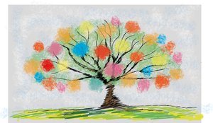 Albero Colorato da Armin Mumper